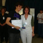 Recibiendo la distincion