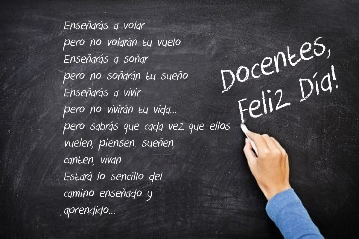 Feliz Día del Docente!