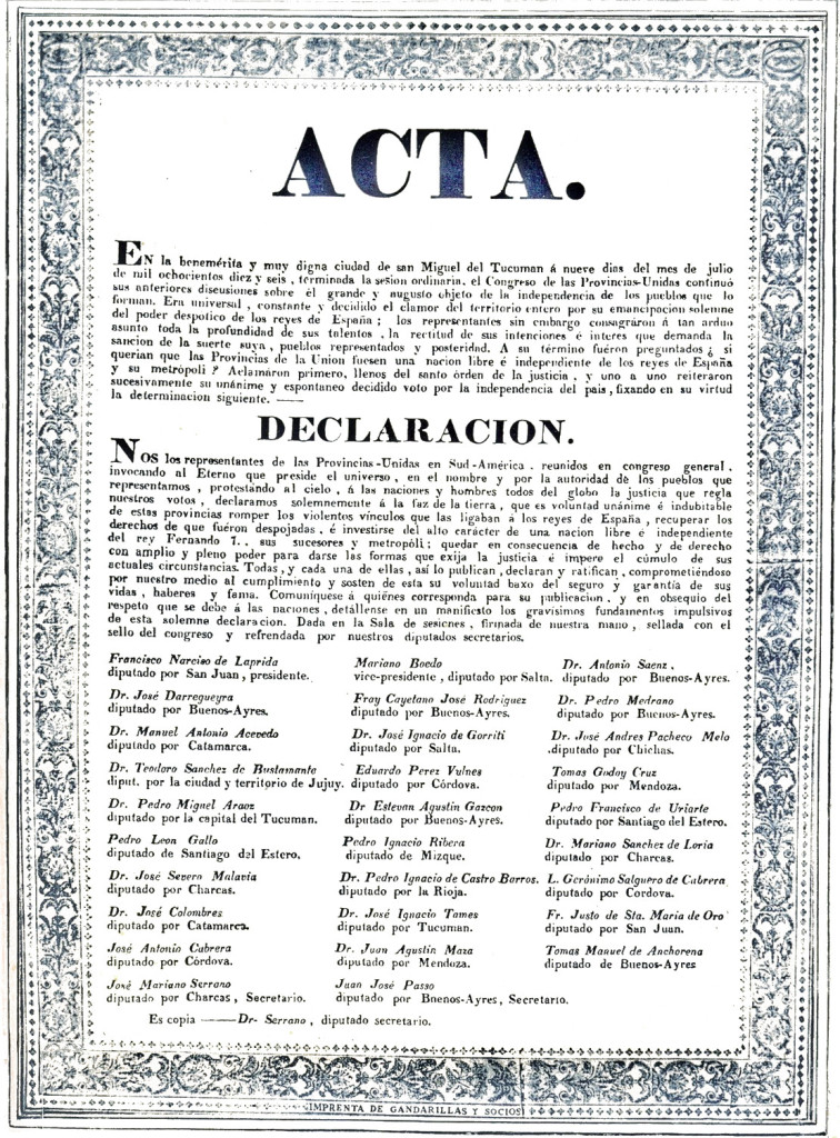 Acta de Independencia